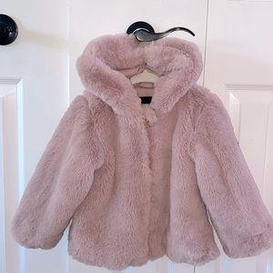 Toddler teddy bear fur coat